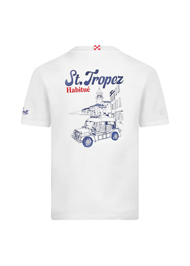 Boys Tropez Line Car Cotton Classic T-Shirt - T-Shirt