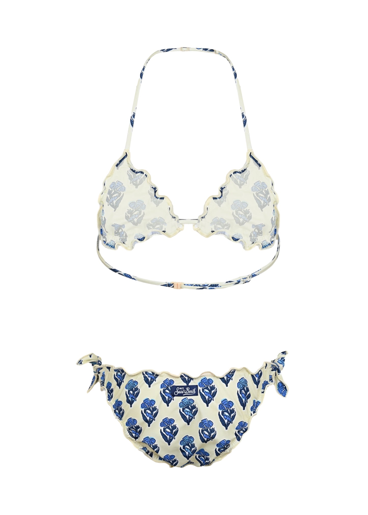 Cris Classic Triangle Bikini with Jaipur Flower - Bikini