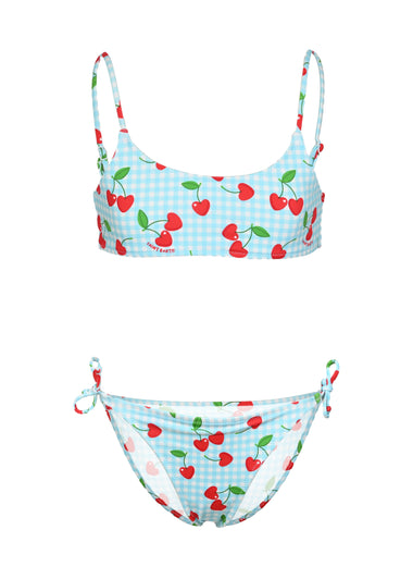 Jaiden Love Cherry Printed Bralette Bikini - Bikini