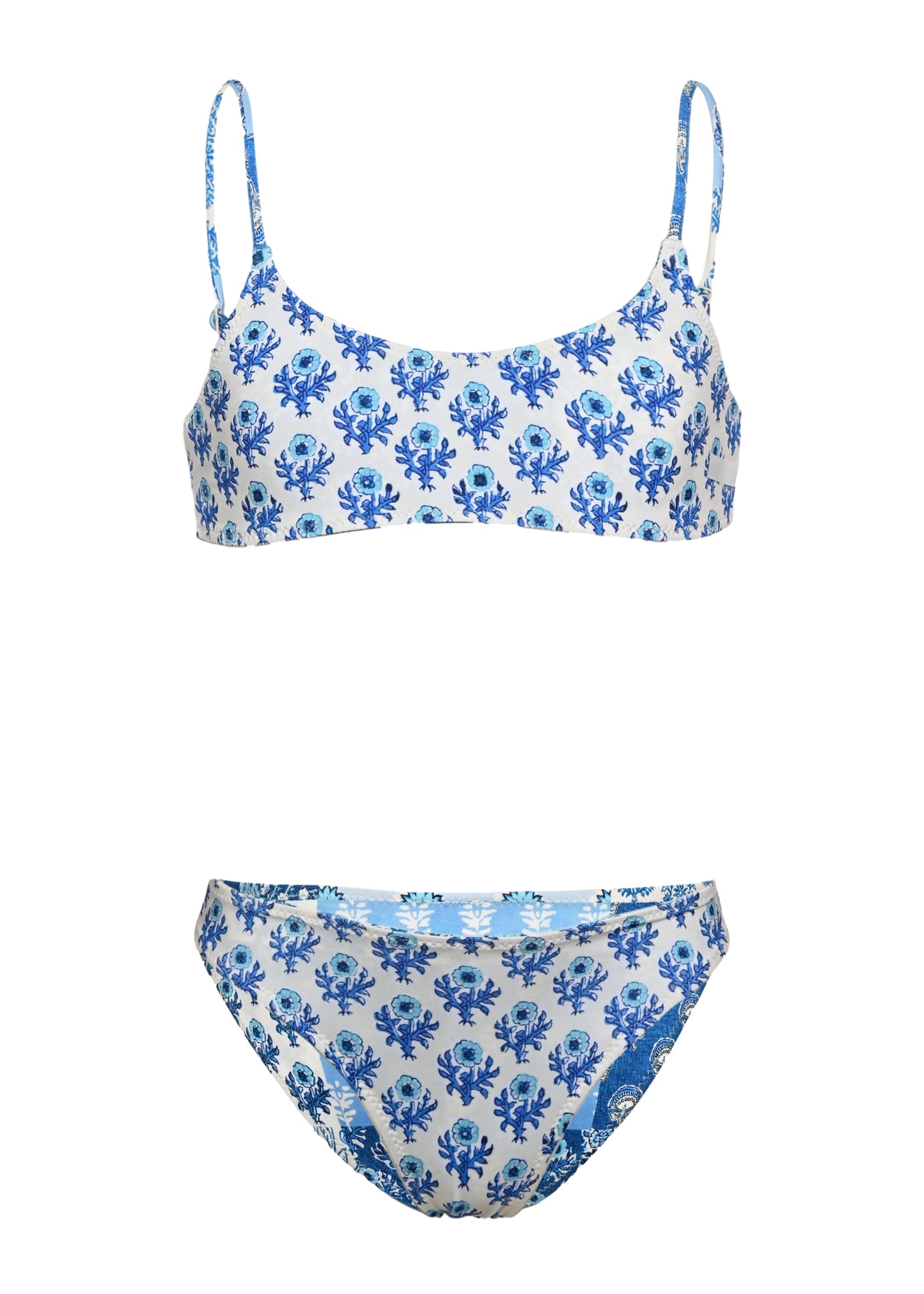 Load image into Gallery viewer, Jaiden Reversible Floral Print Bralette Bikini - Bikini
