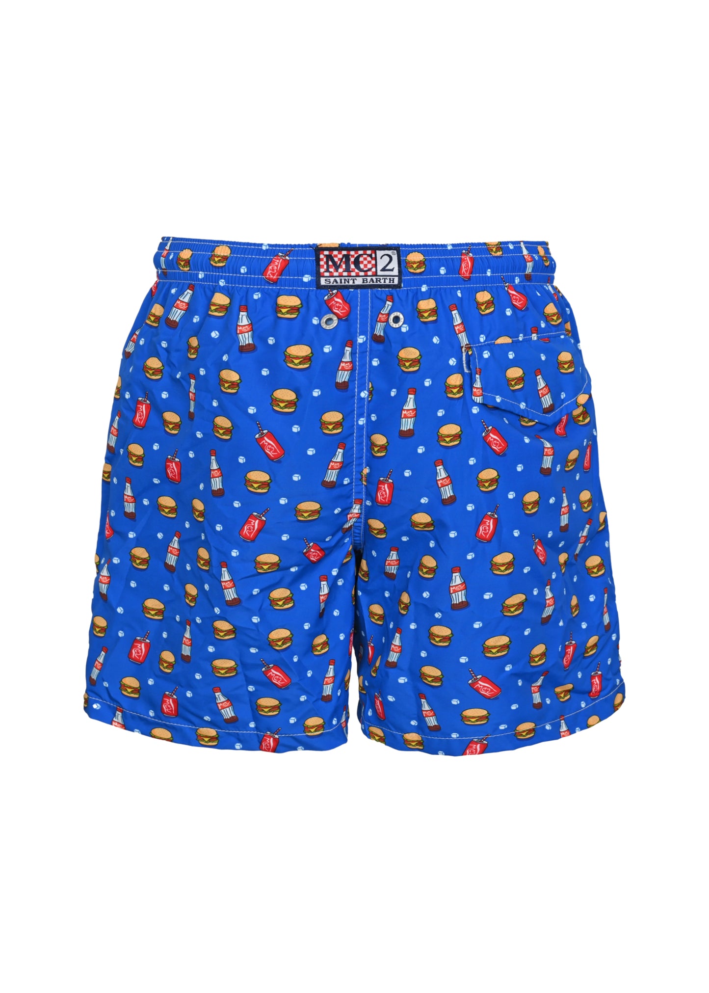 Load image into Gallery viewer, Jean Lighting Hamburger and Cola Ultralight Swim Short - Swim Shorts
