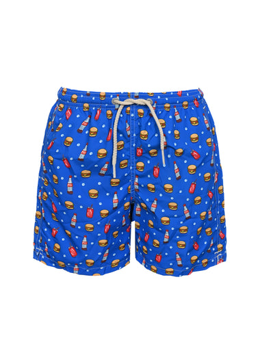 Jean Lighting Hamburger and Cola Ultralight Swim Short - Swim Shorts
