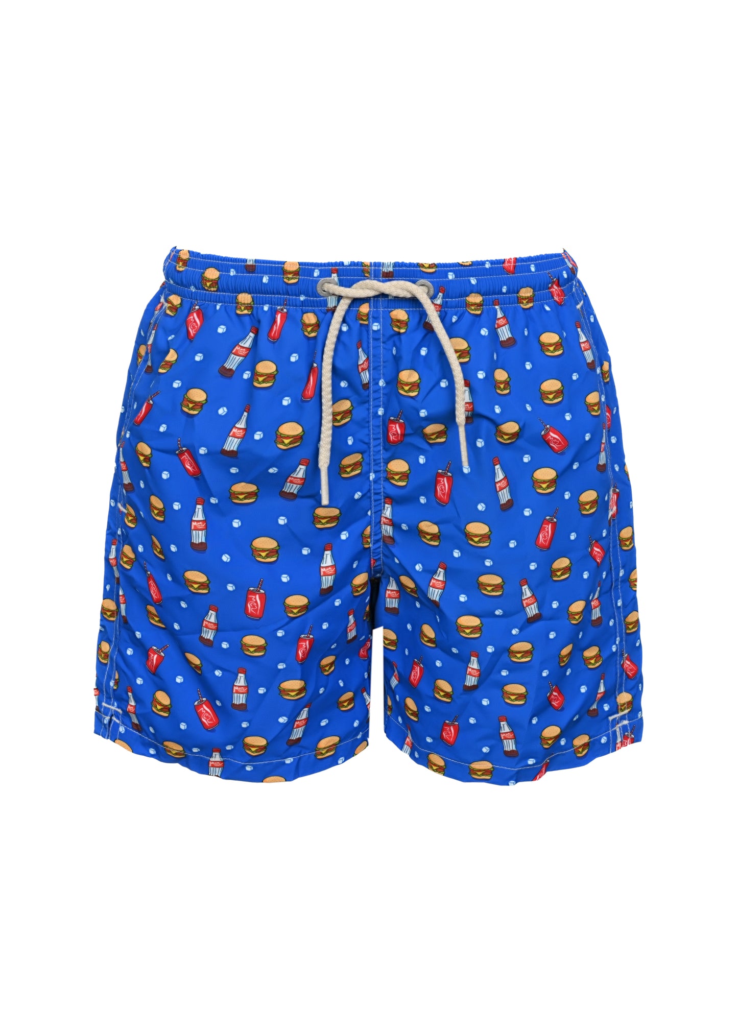 Load image into Gallery viewer, Jean Lighting Hamburger and Cola Ultralight Swim Short - Swim Shorts
