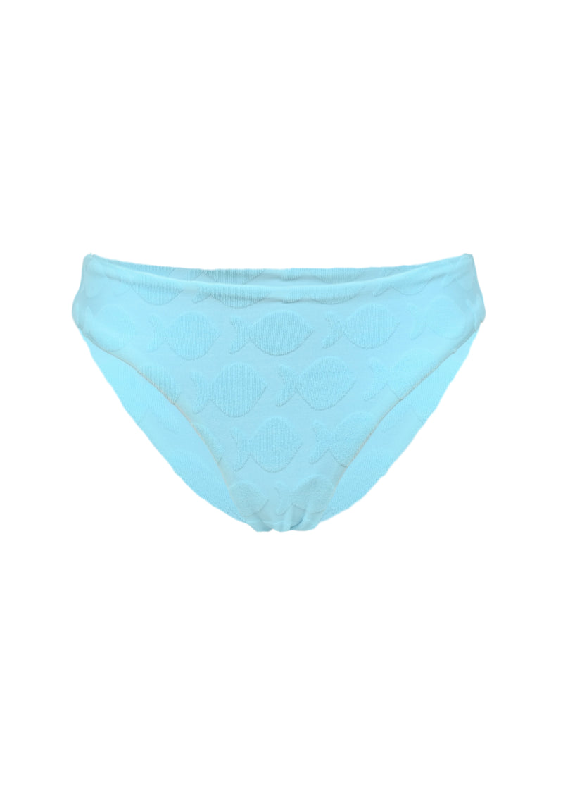 Madame Swim Brief Embossed Fish