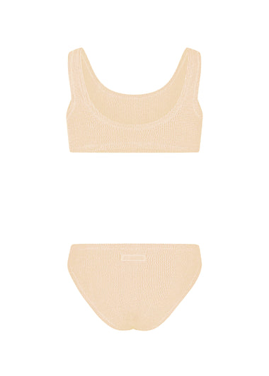 Peach Crinkle Classic Bralette Bikini Baker - Bikini