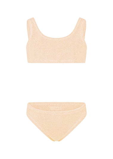 Peach Crinkle Classic Bralette Bikini Baker - Bikini