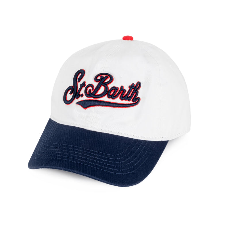 Catcher Baseball White/Navy Blue