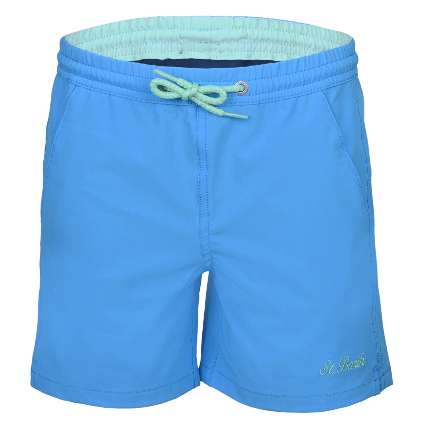 Load image into Gallery viewer, Comfort JR Aqua Blue - Boys Swim Shorts
