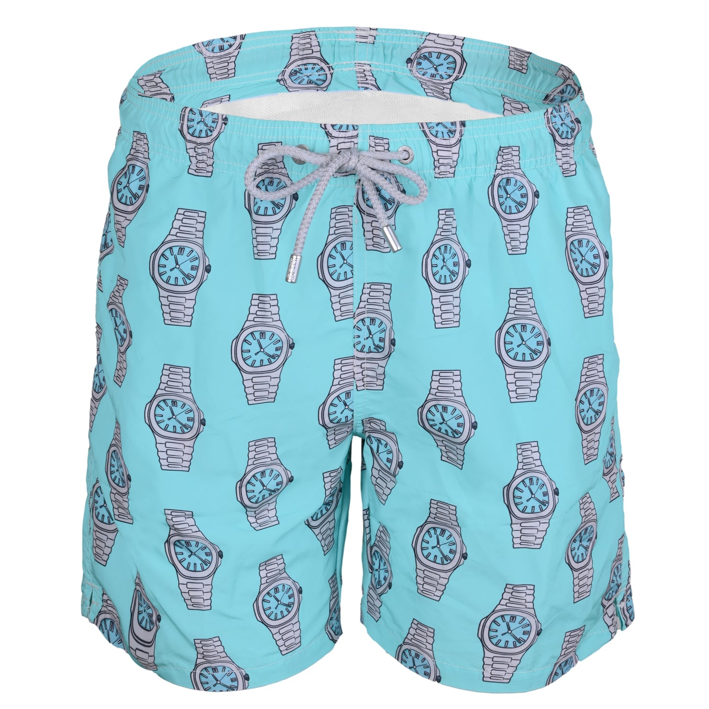 Load image into Gallery viewer, Gustavia Pop Class Watch Turquoise Mens Swimshorts - Men’s Swim Shorts
