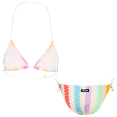 Holly Triangle Bikini Rachel Wave Pastel Multicolour - Girls Bikini