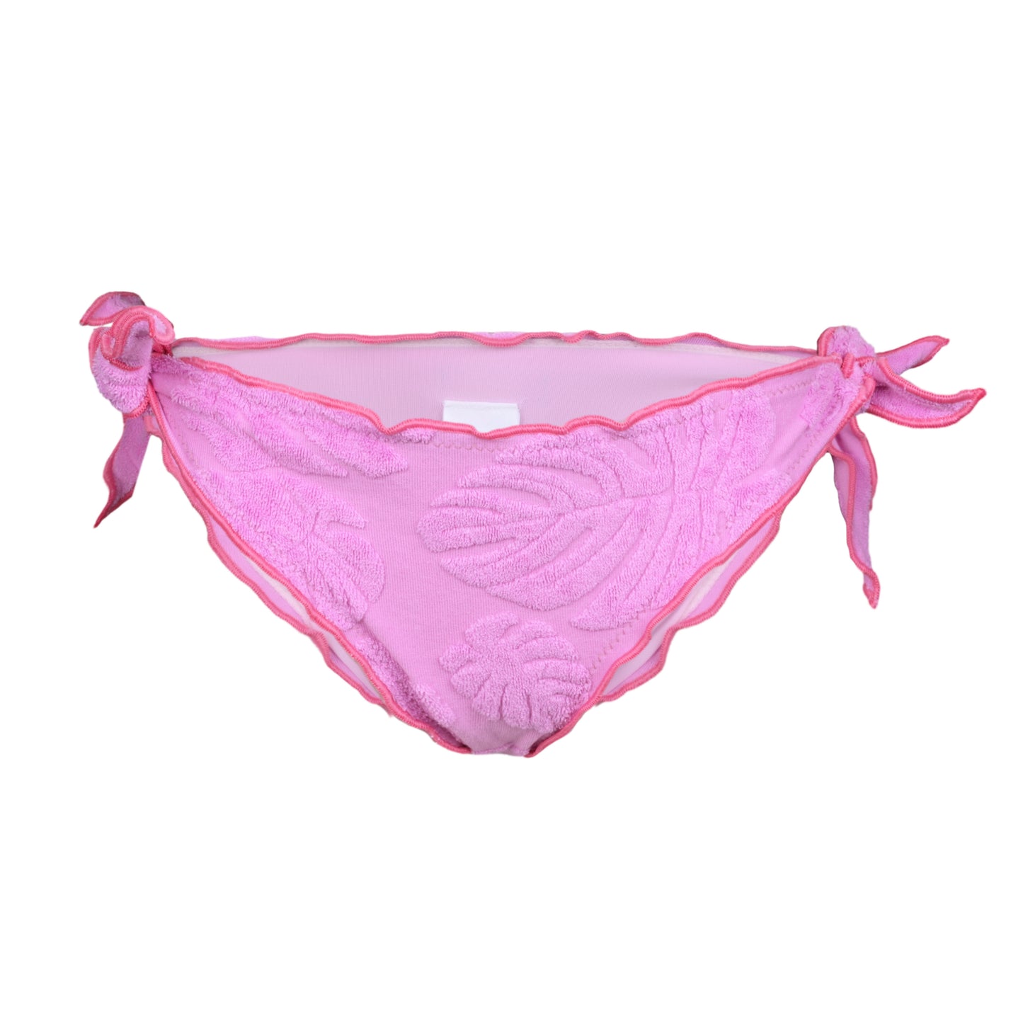 Load image into Gallery viewer, Hope Frou Frou Girls Bikini Terry Embossed Leaf Pink - Girls Bikini
