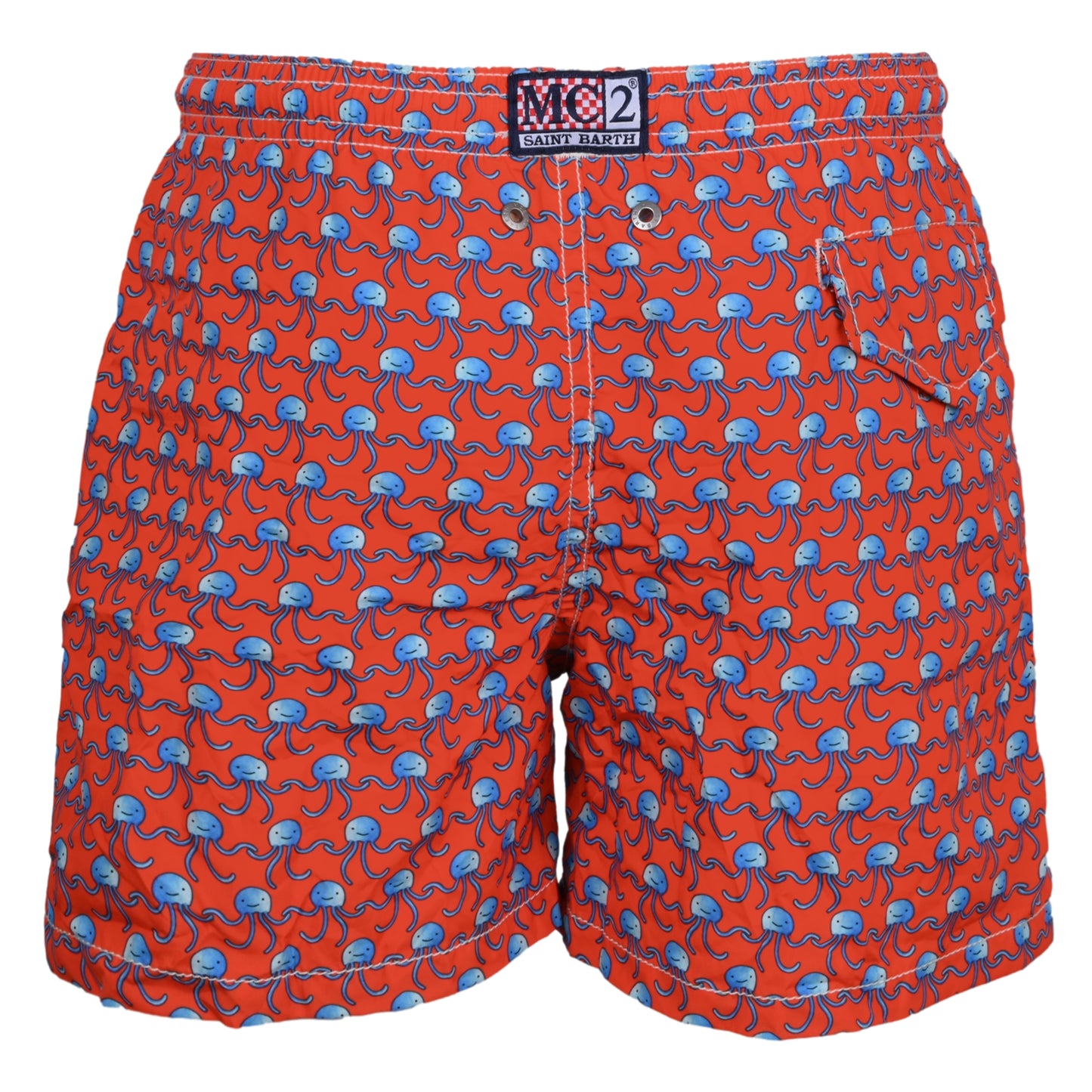Load image into Gallery viewer, Jean Lighting Dansa Octopus Red Boys Swimshorts - Swim Shorts
