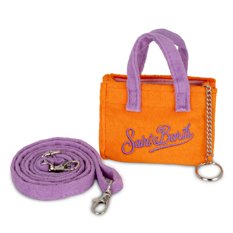 Keyring Bag Terry Orange/Purple