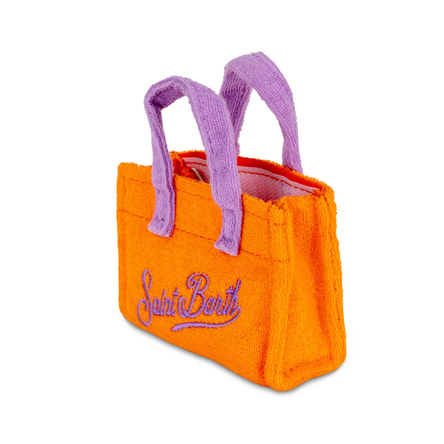 Load image into Gallery viewer, Keyring Bag Terry Orange/Purple - ONE SIZE - Bag

