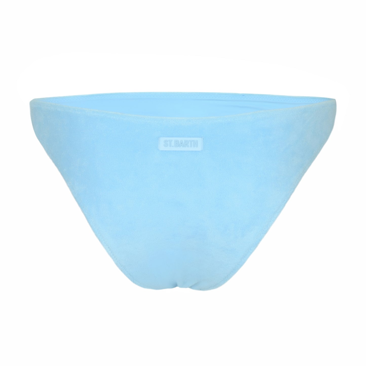 Load image into Gallery viewer, Lido Bikini Bottom with Closed Sides Terry Blue - Bikini Bottom
