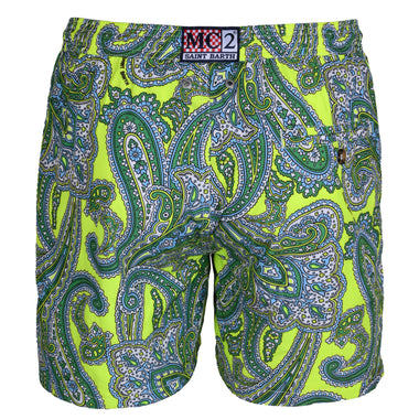 Lighting Cachemire Vibe Neon Yellow Mix Mens Swimshorts - Men’s Swim Shorts