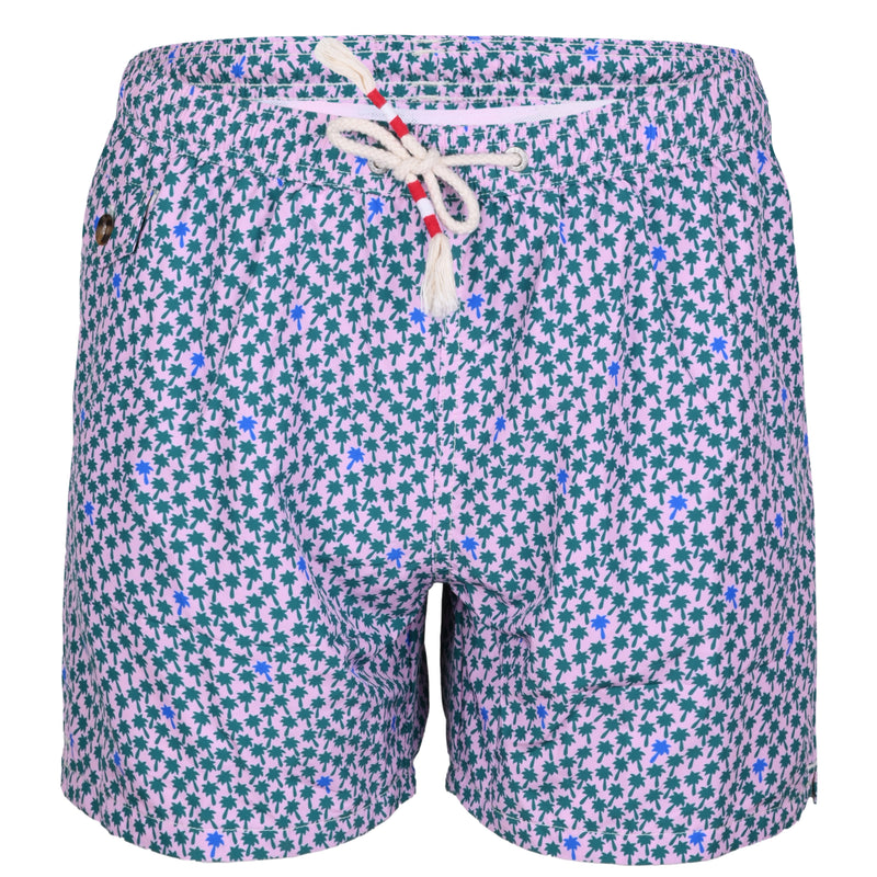 Lighting Foret Trees Lilac/Green Mens Swimshorts