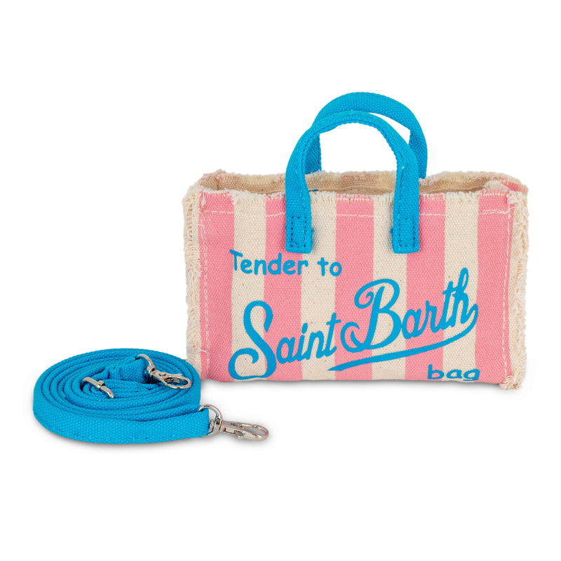 Phone Bag Stripes Pop Beige, Pink & Blue
