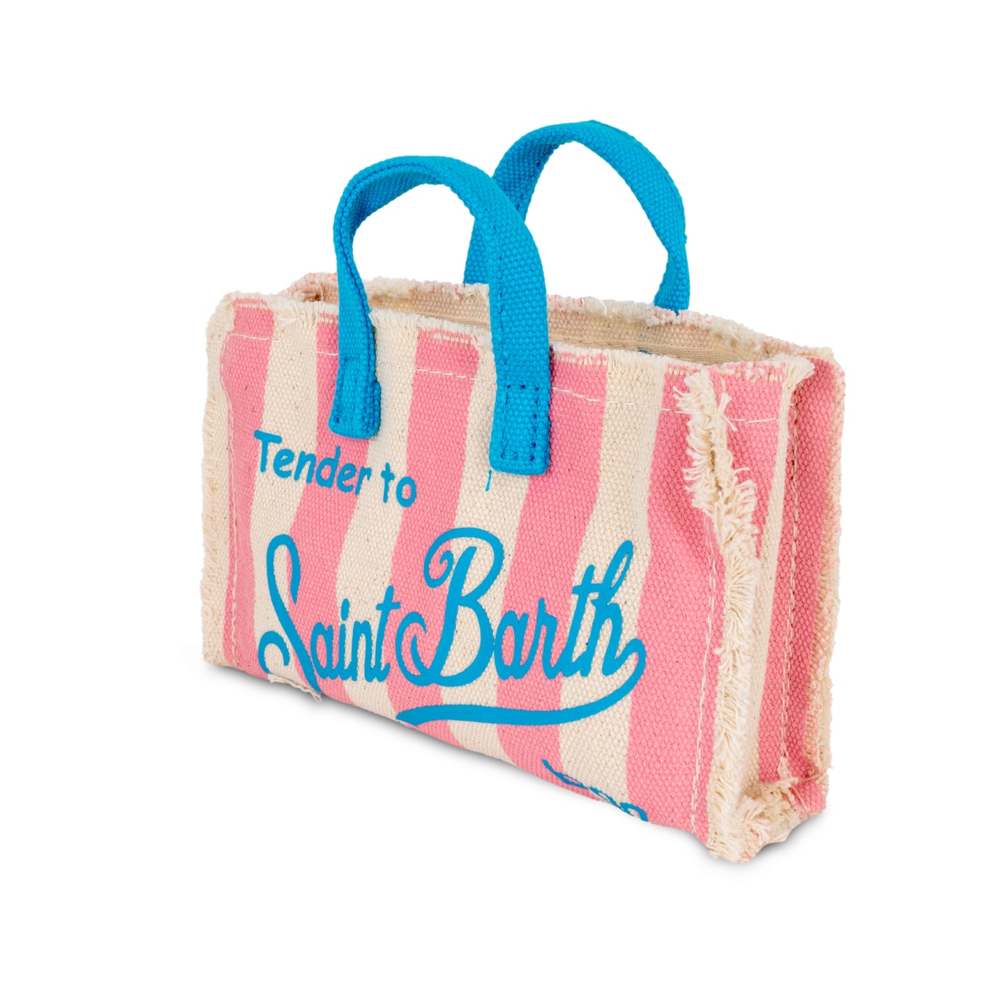 Load image into Gallery viewer, Phone Bag Stripes Pop Beige Pink &amp;amp; Blue - ONE SIZE - Bag
