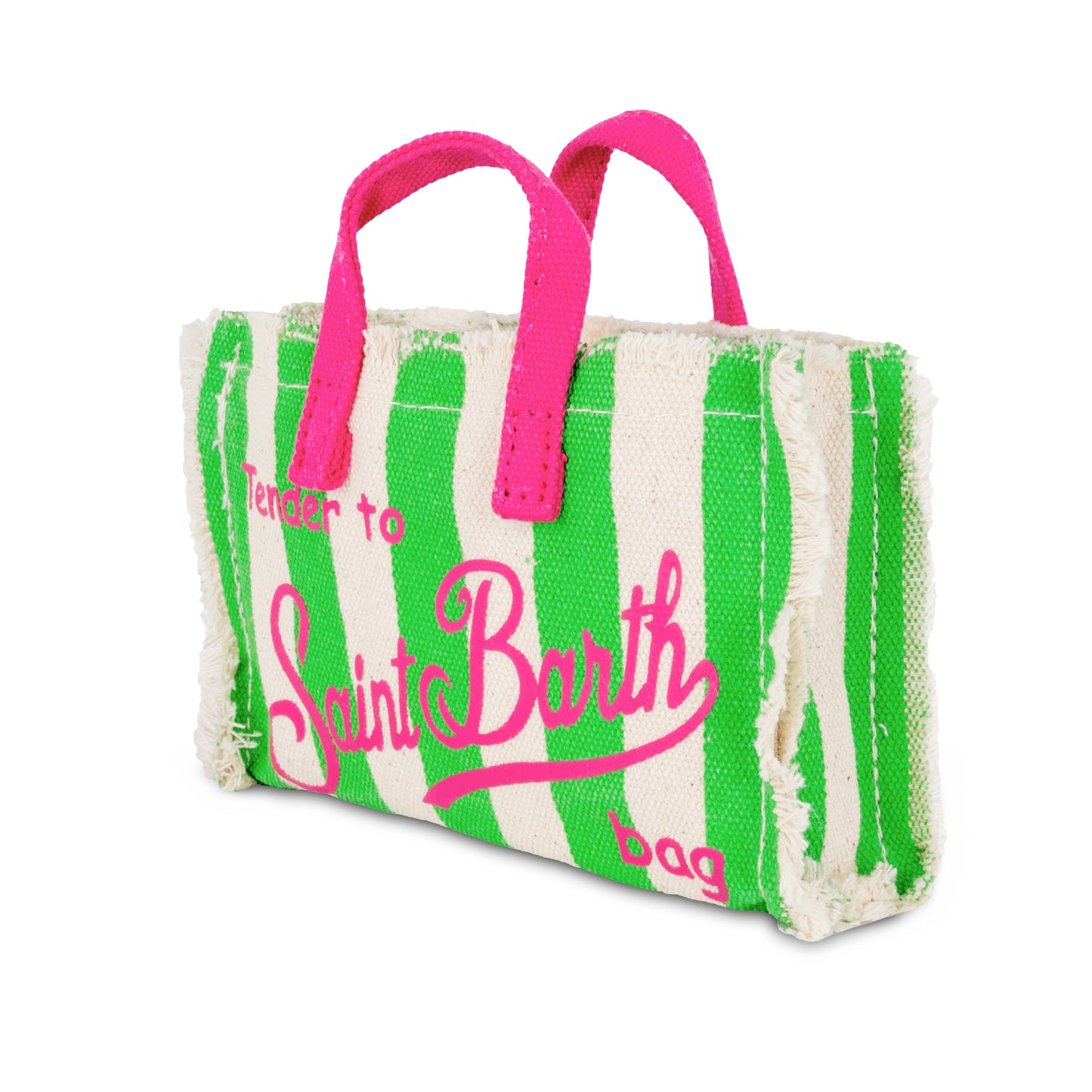 Load image into Gallery viewer, Phone Bag Stripes Pop Beige Green &amp;amp; Pink - ONE SIZE - Bag
