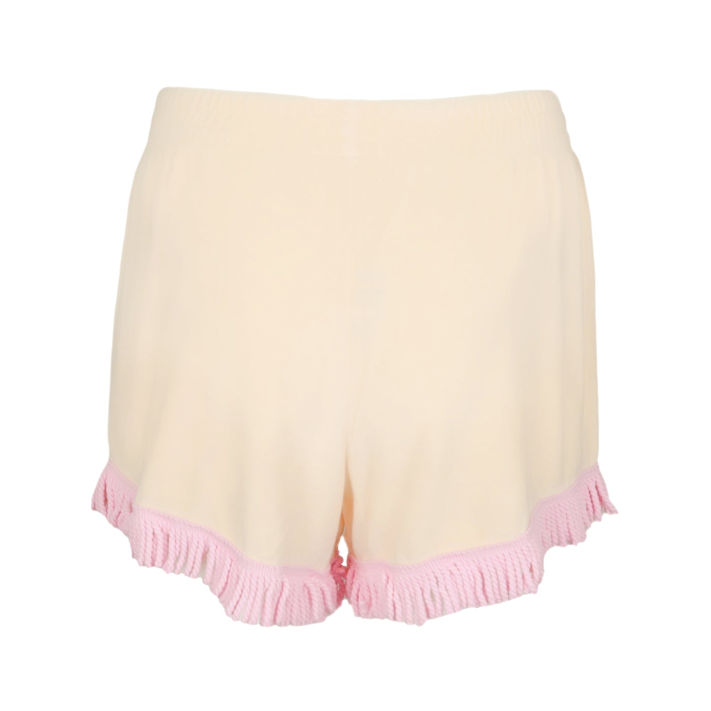 Load image into Gallery viewer, Swing Shorts Terry Fringe Beige/Pink - Shorts
