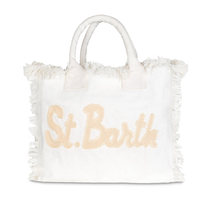 Vanity Patch Donna St Barth Beige/White