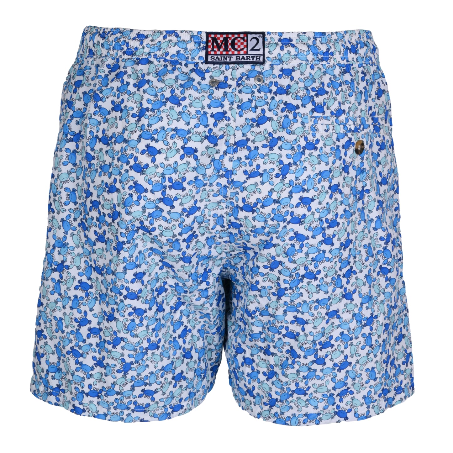 Load image into Gallery viewer, Lighting Micro Granky Crab Blue Mens Swimshorts - Men’s Swim Shorts
