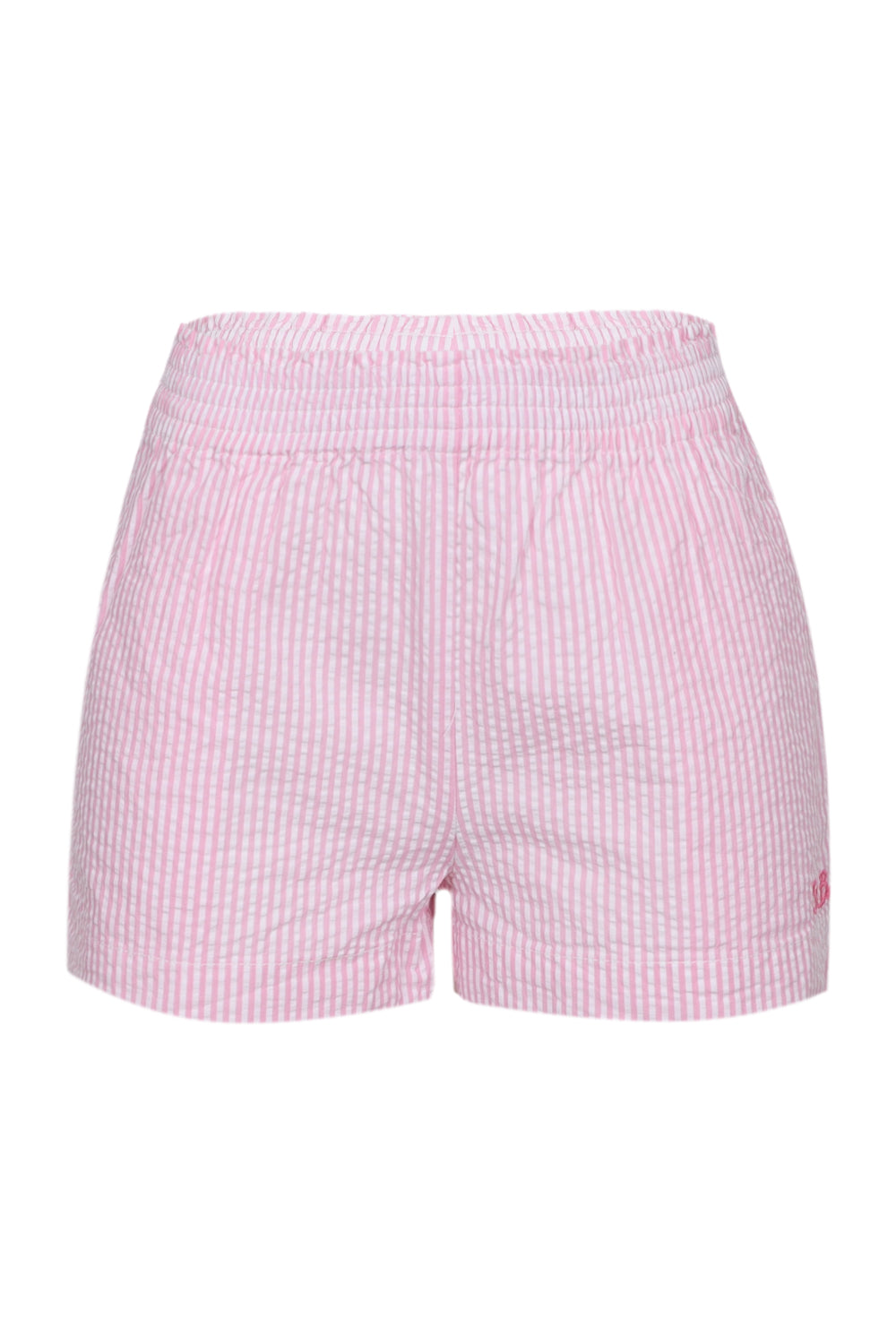 Meave Jr Seersucker Stripes Pink Girl Pullup Short