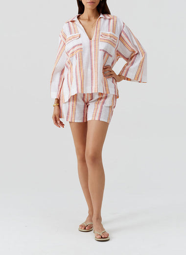 Billi Top Sunset Stripe