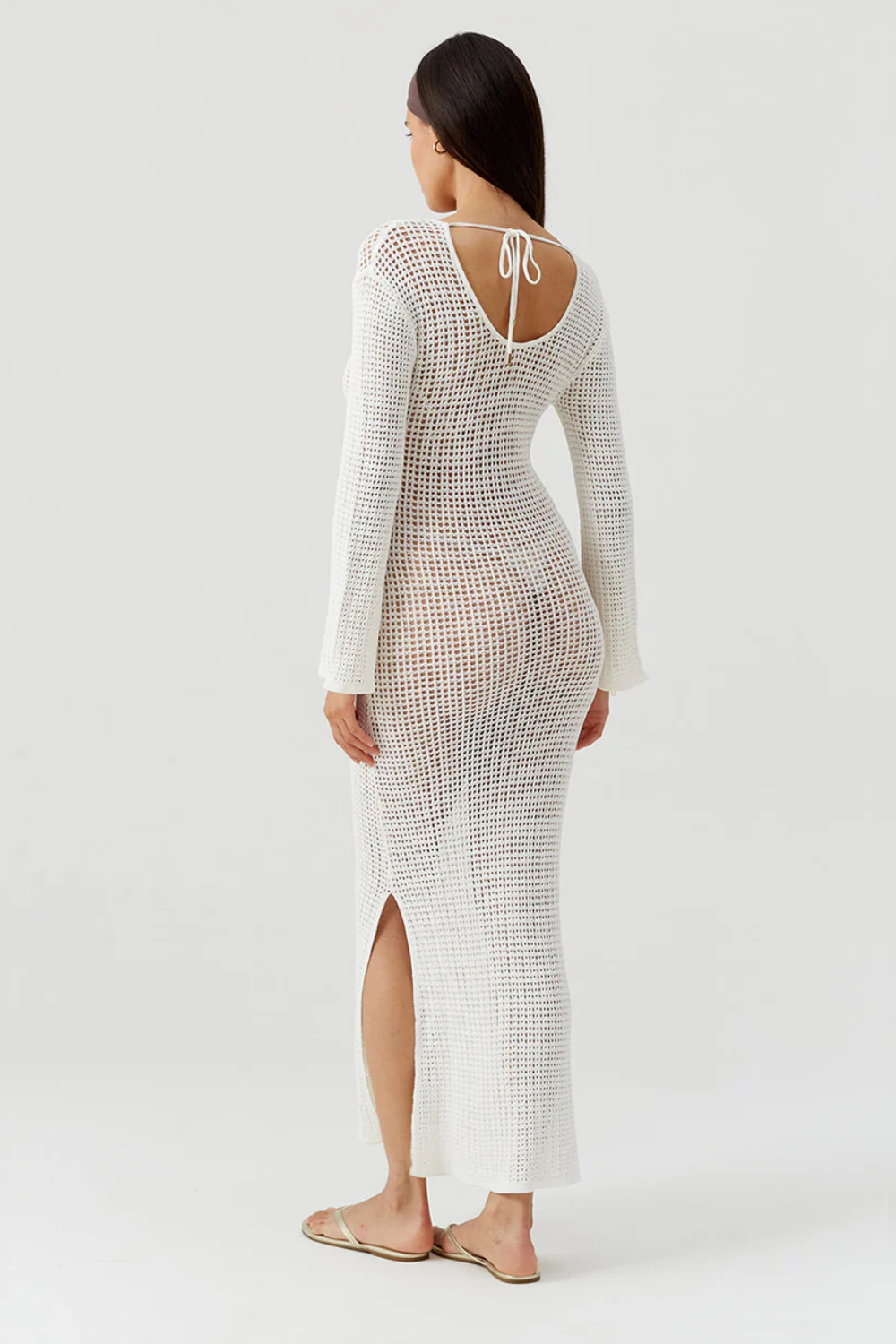 Load image into Gallery viewer, Casey Long Dress White
