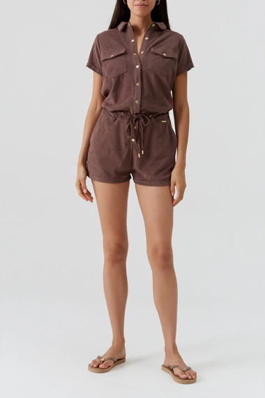 Cheryl Terry Playsuit Coffee