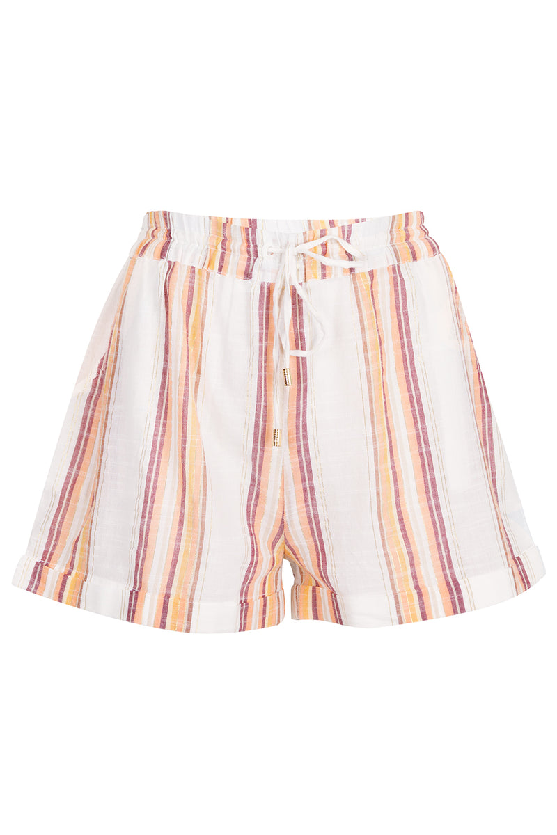 Delfina Sunset Stripe Shorts