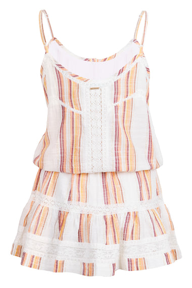 Kelly Short Dress Sunset Stripe