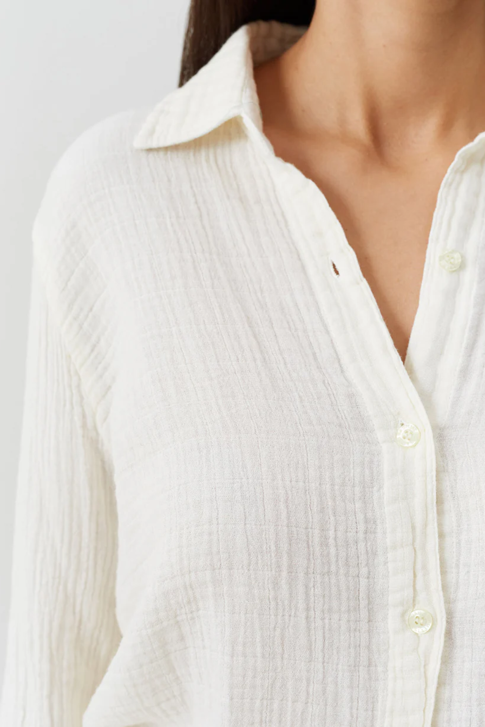 Load image into Gallery viewer, Leona Shirt Ivory

