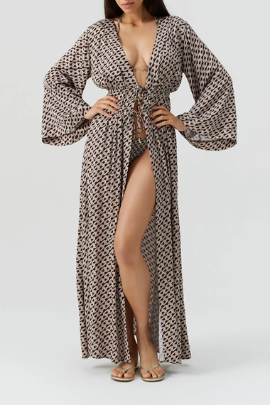 Maja Long Kaftan Chain