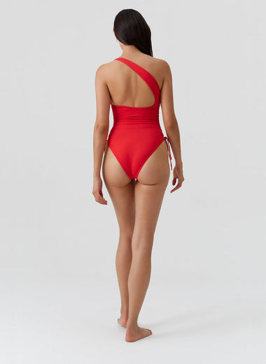 Polynesia One Piece Red