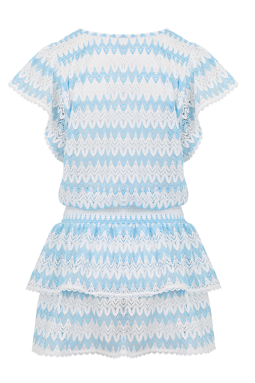 Load image into Gallery viewer, Remi Short Dress White/Oasis

