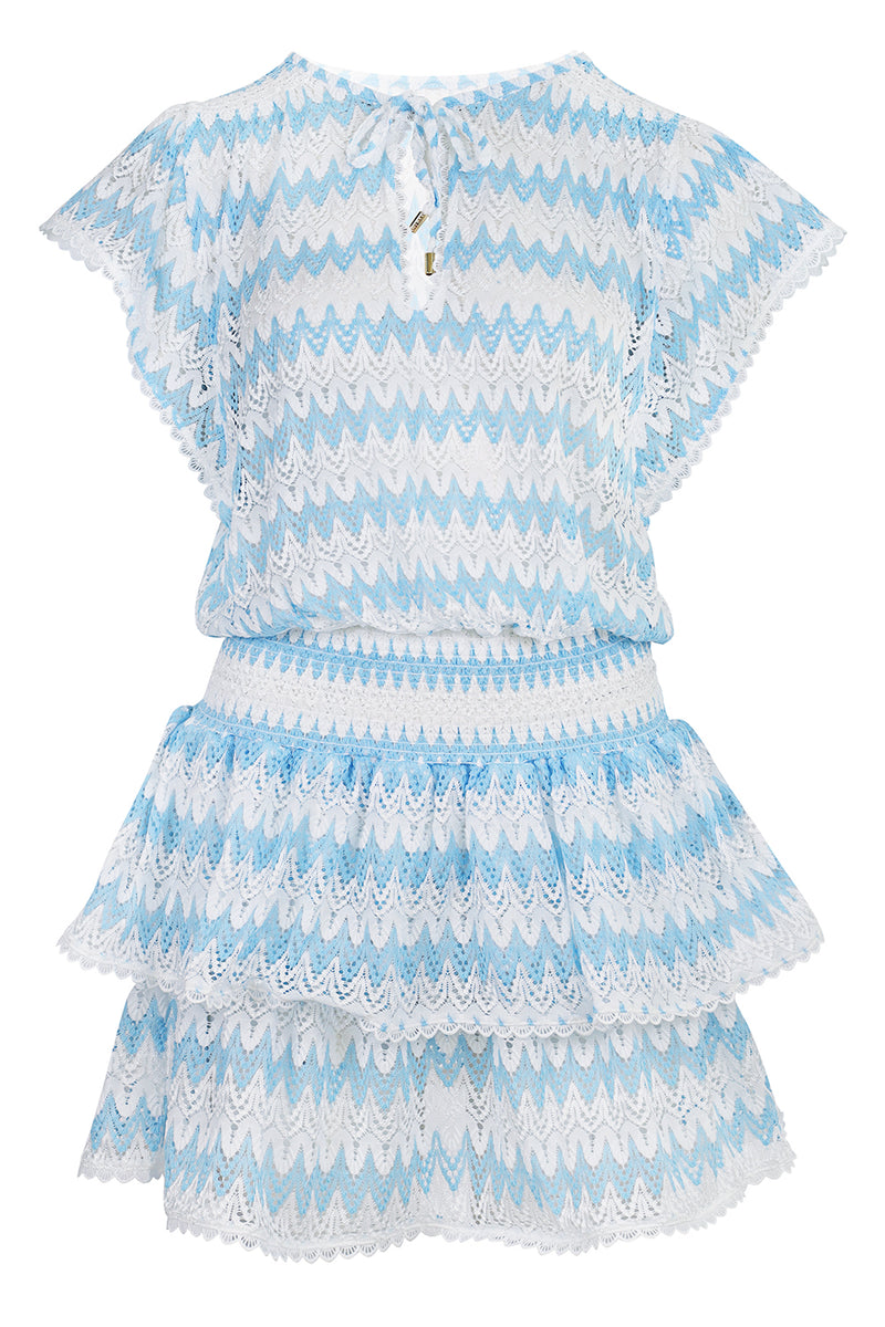 Remi Short Dress White/Oasis
