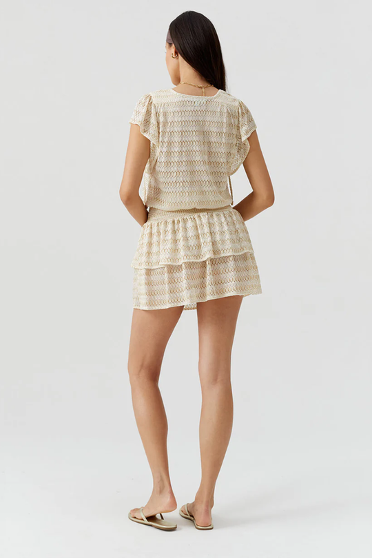 Load image into Gallery viewer, Remi Short Dress Gold
