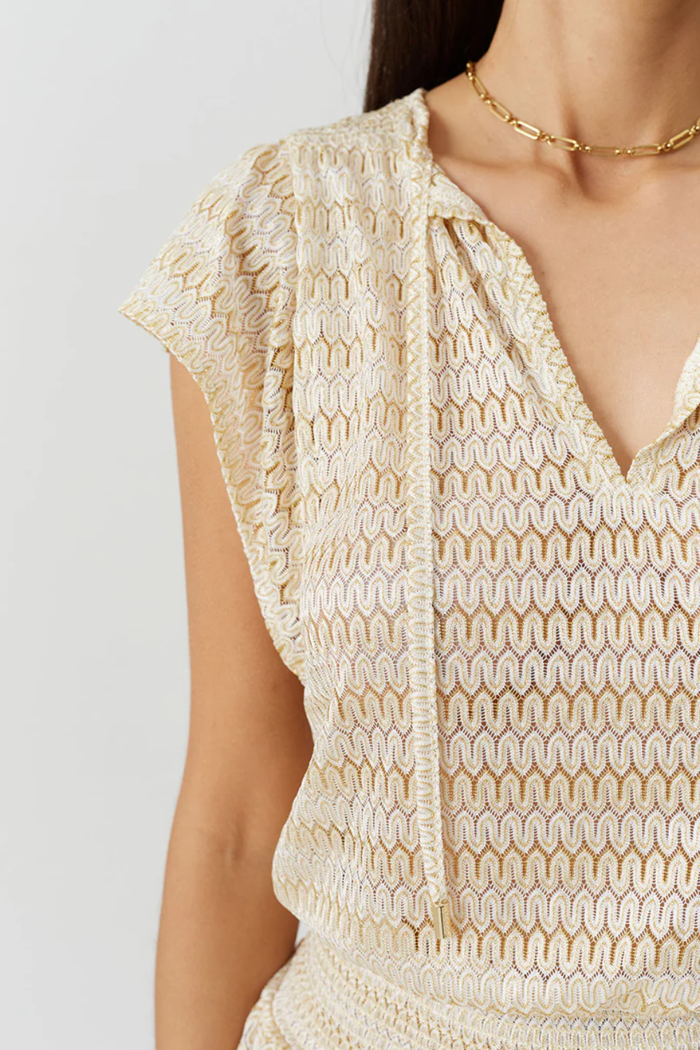 Load image into Gallery viewer, Remi Short Dress Gold
