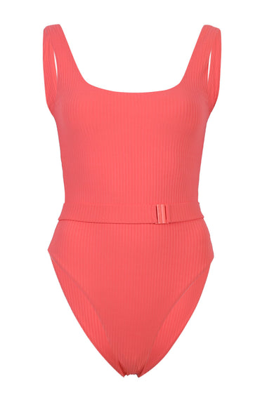 Rio One Piece Apricot Ribbed