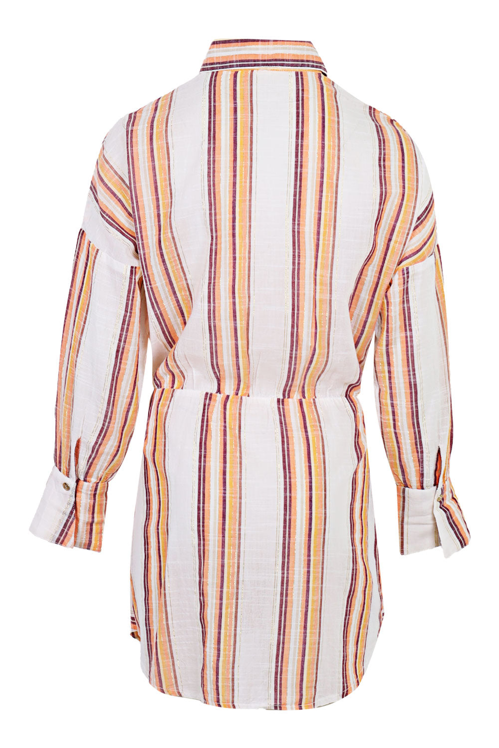 Load image into Gallery viewer, Sara Dress Sunset Stripe
