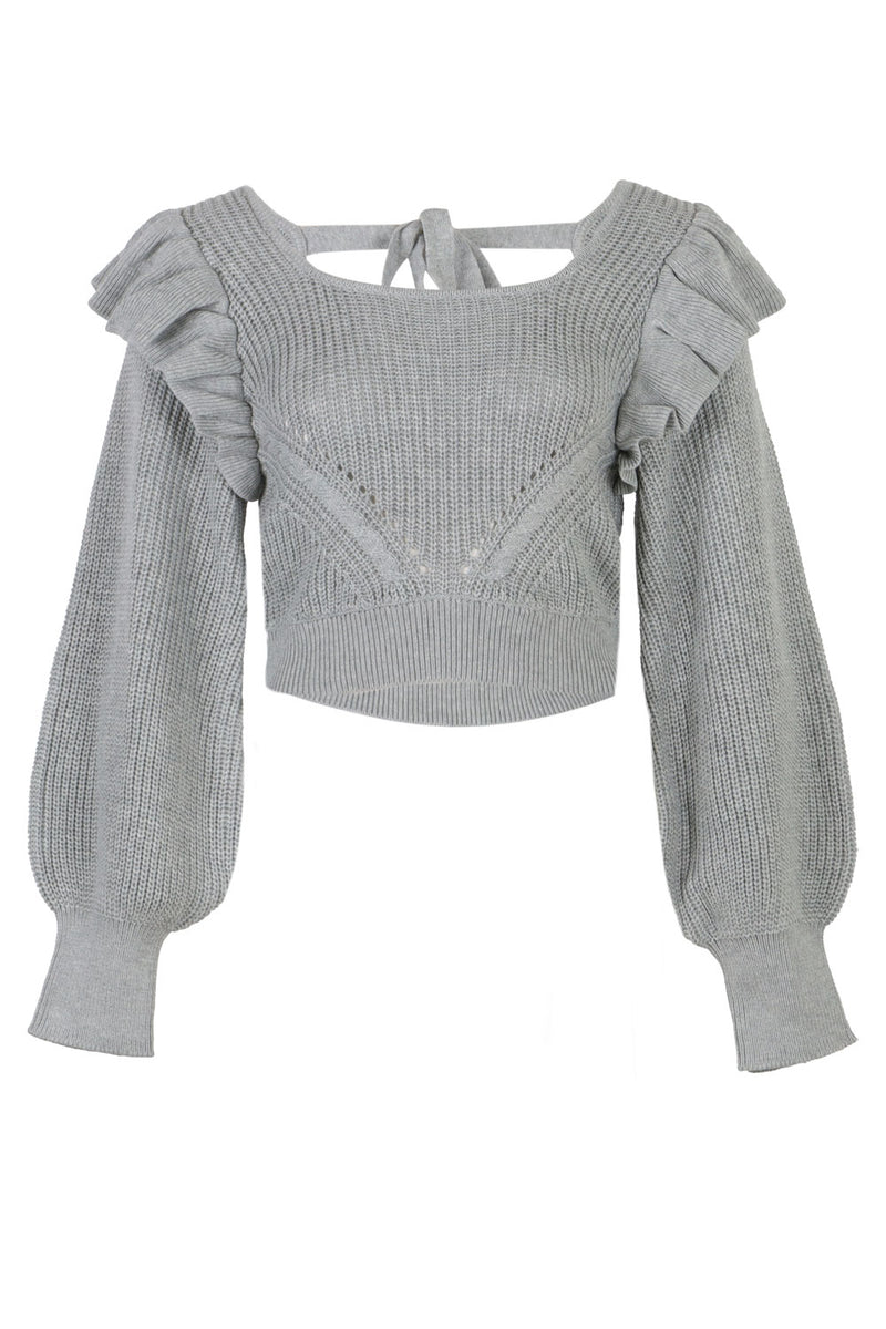 Yvonne Knit Top Grey