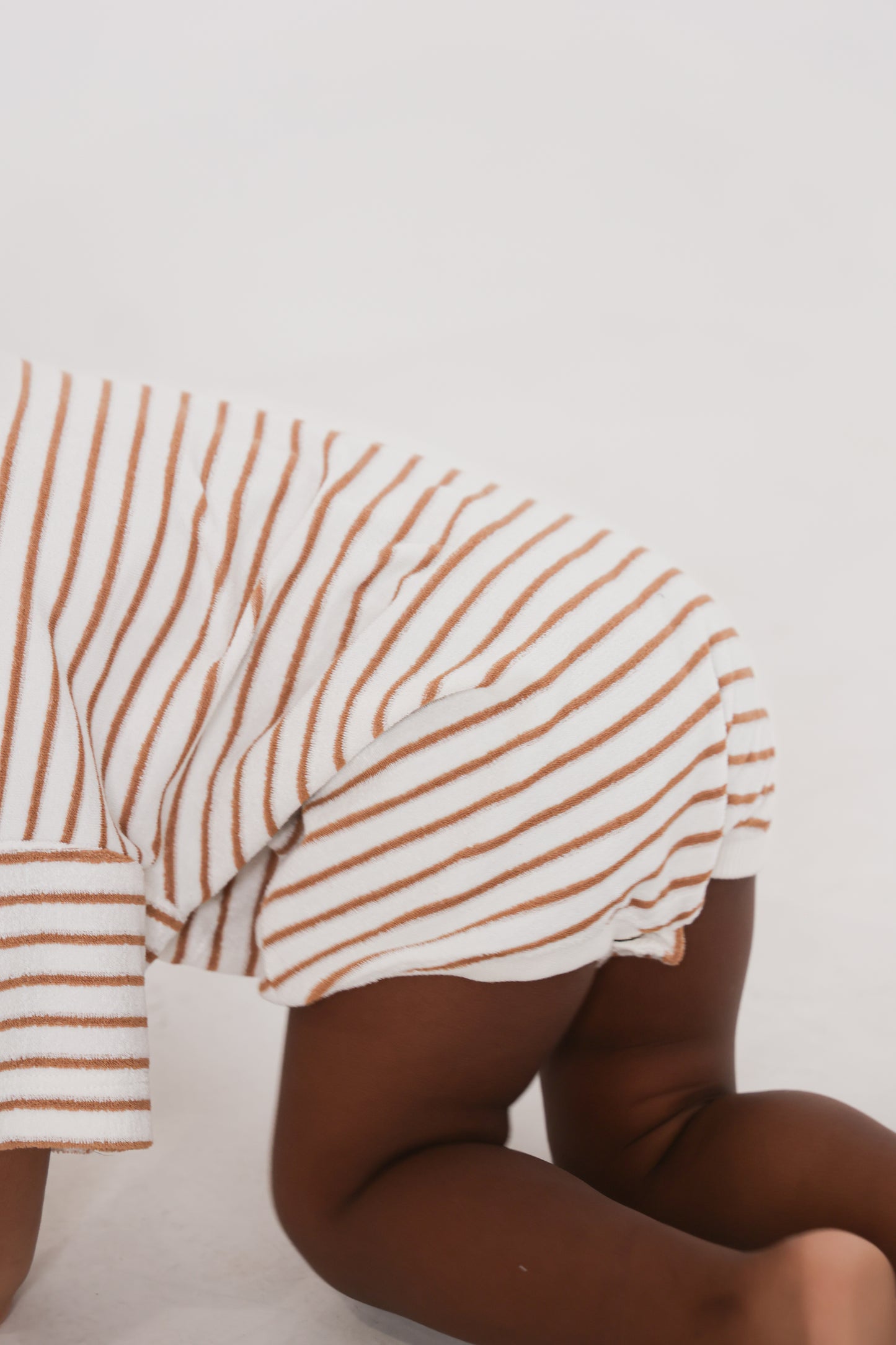 Load image into Gallery viewer, Cocoa Stripes Romper
