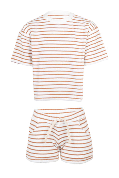Cocoa Stripes Terry Set