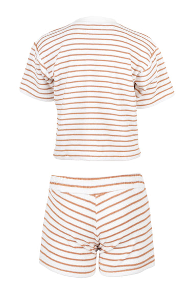 Cocoa Stripes Terry Set