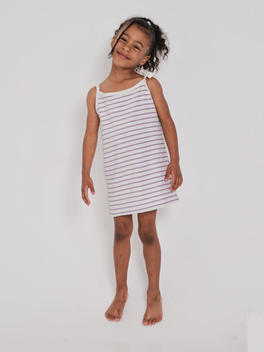 Lilac Stripe Dress