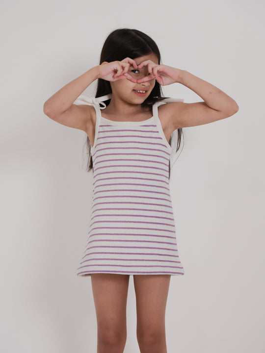 Lilac Stripe Dress