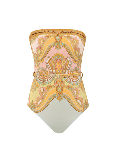 Maxine Chain Trim Bandeau One Piece - One Piece