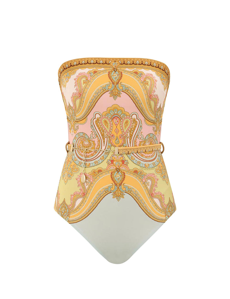 Maxine Chain Trim Bandeau One Piece